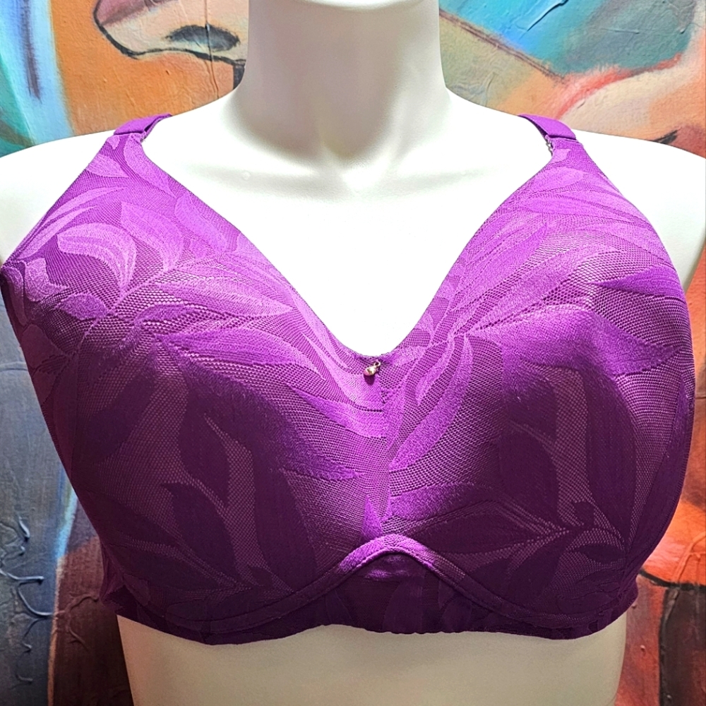 Cacique purple sports bra Size 44DDD
